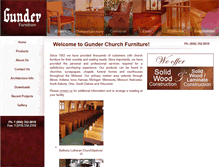 Tablet Screenshot of gunderchurch.com